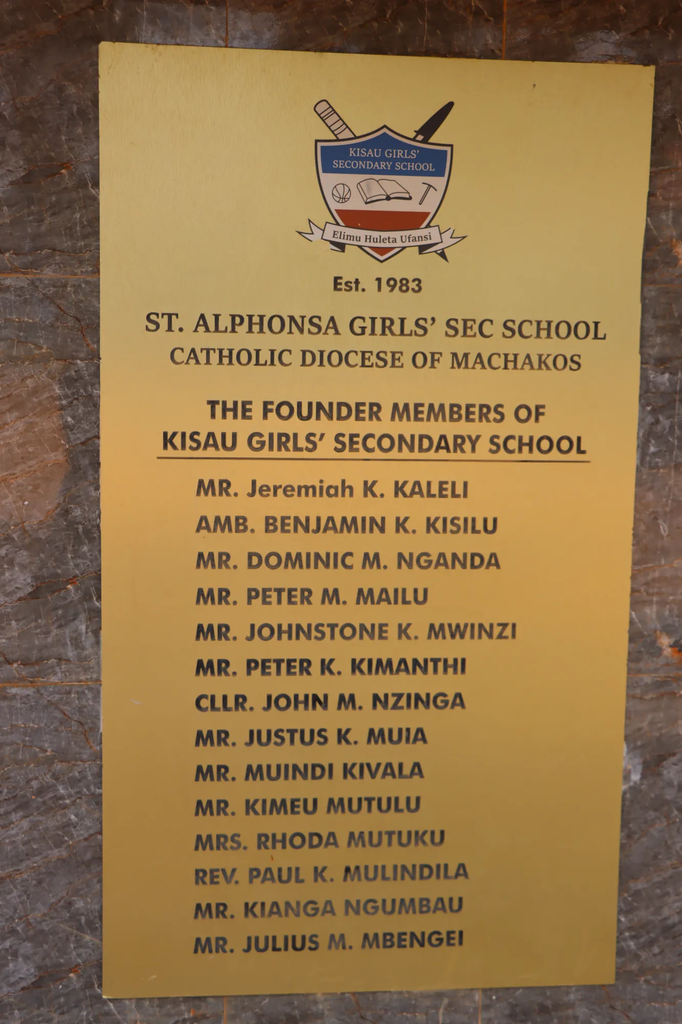 Facilities at St. Alphonsa Kisau Girls Senior School